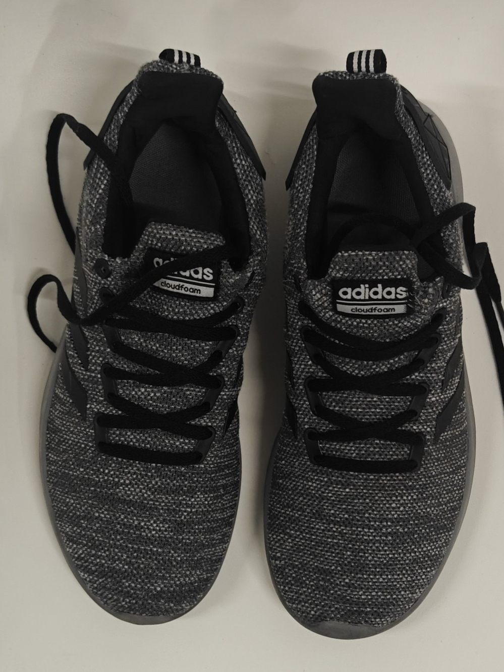 Adidas Mens Lite Racer BYD EG3749 Gray Running Shoes Sneakers Size 8.5